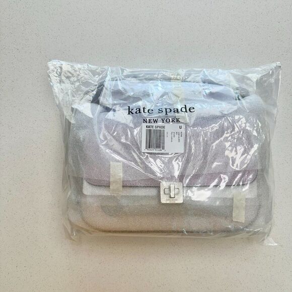 Kate Spade Phoebe Violet Colorblock Small Flap Crossbody - Picture 7 of 7